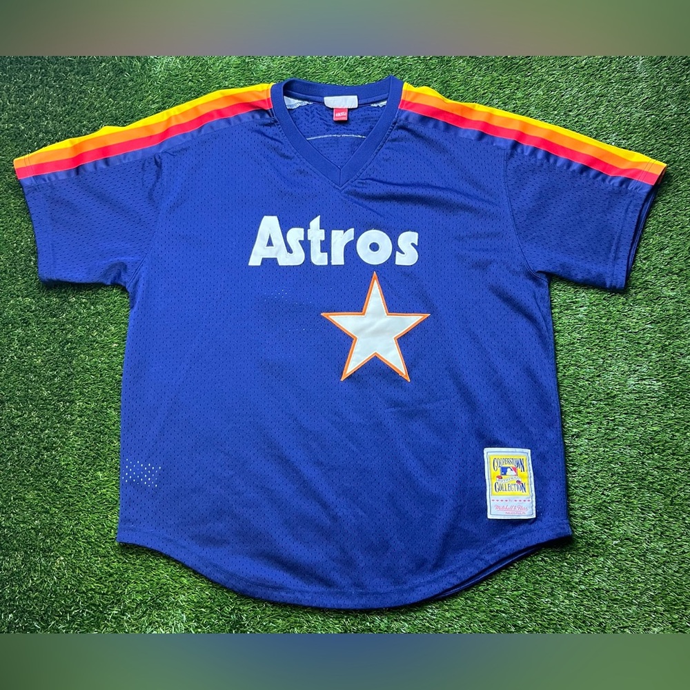 Mitchell & Ness Throwback Nolan Ryan Houston Astros Jersey Men’s XL